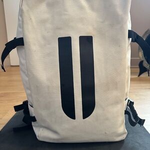 Ivory NOBULL Waxed Canvas Backpack